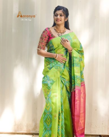 Traditional silk sarees